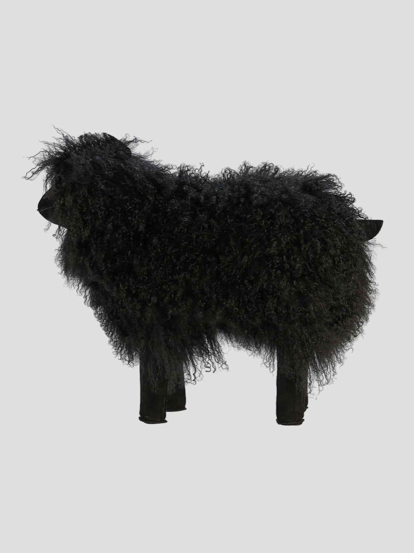 Tibetan Black Sheepskin Sheep