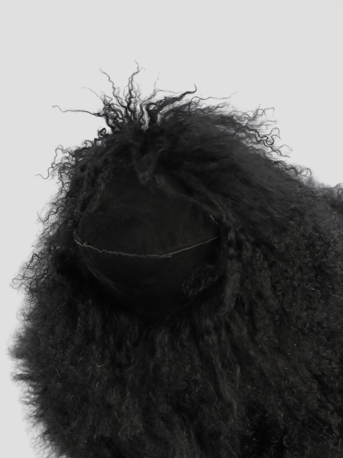 Tibetan Black Sheepskin Sheep
