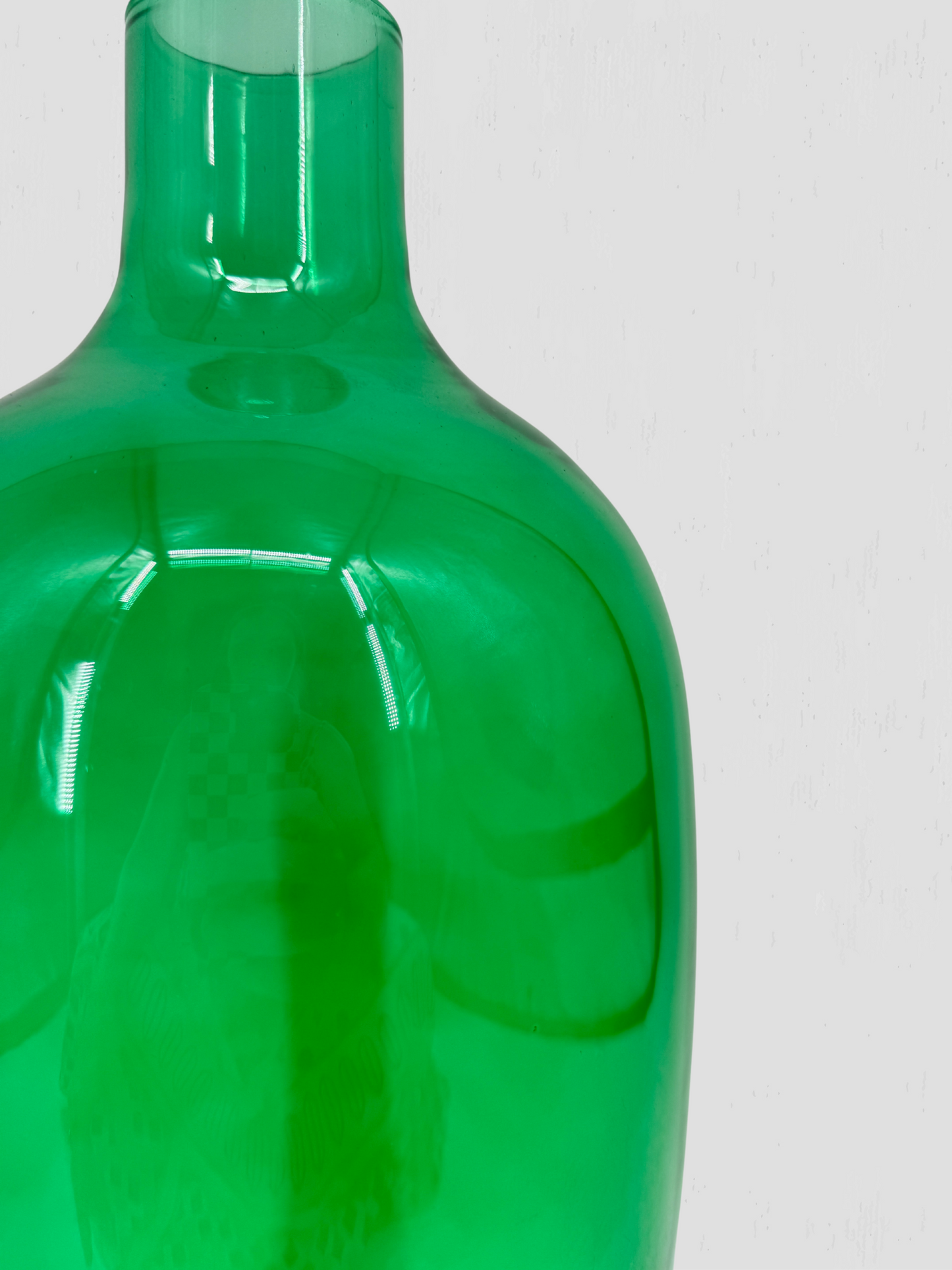 Bryson Green Glass Vase
