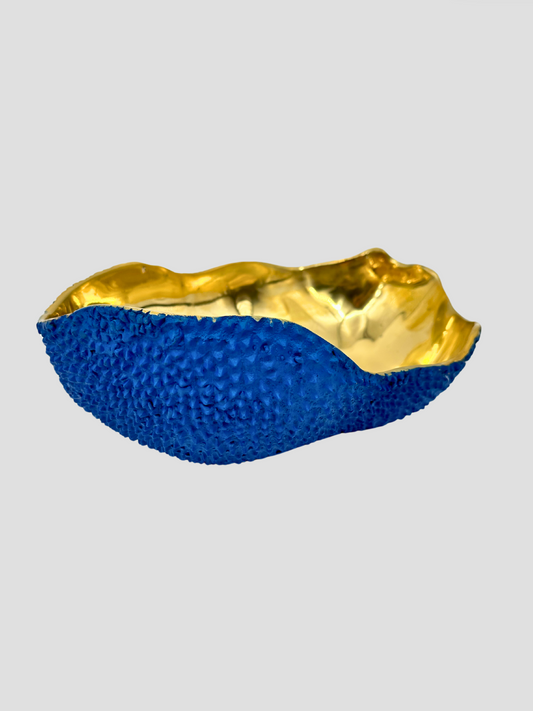 Bronze Jackfruit Cobalt Bowl