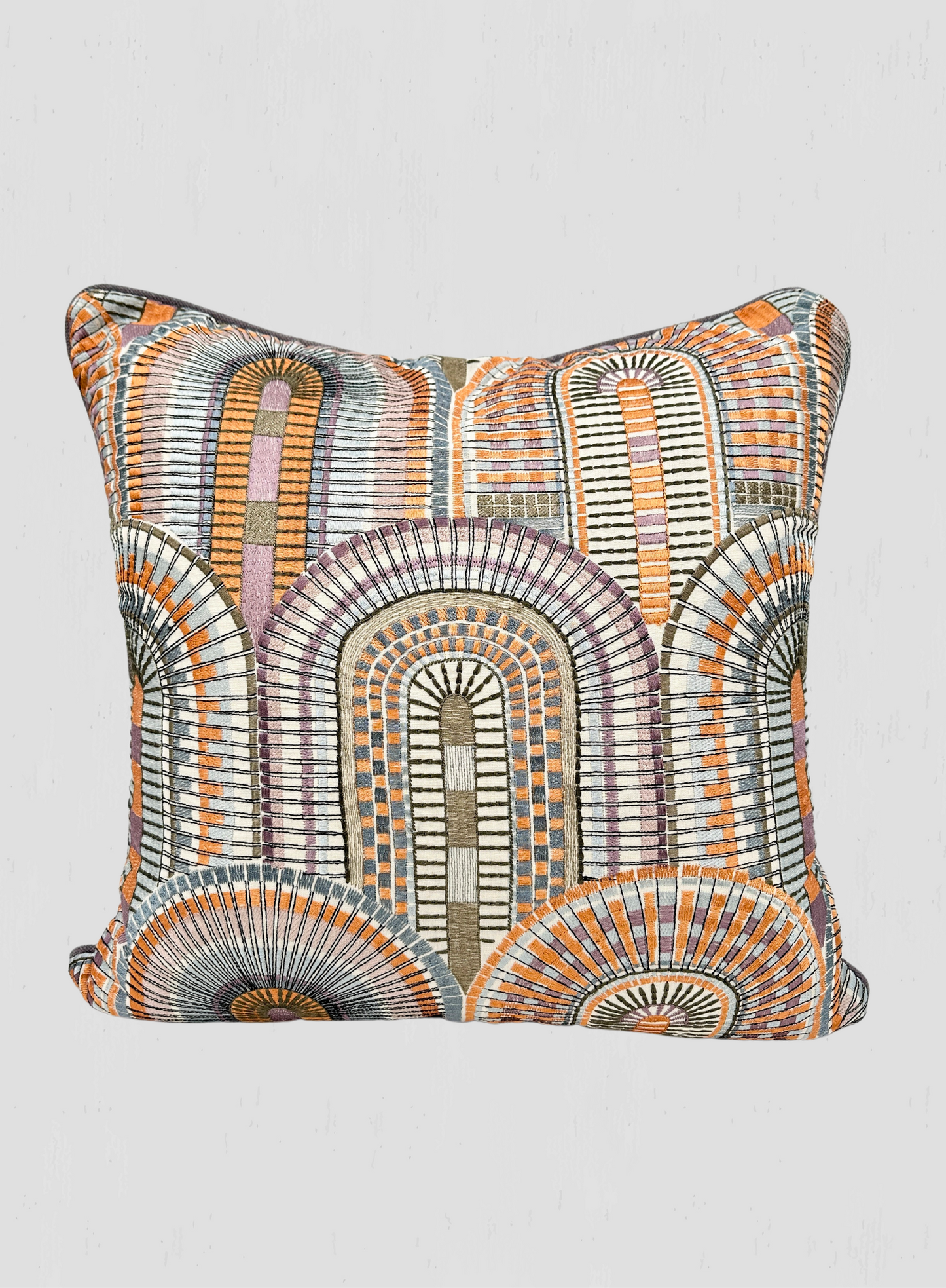 Modern Mosaic Pillow Pair
