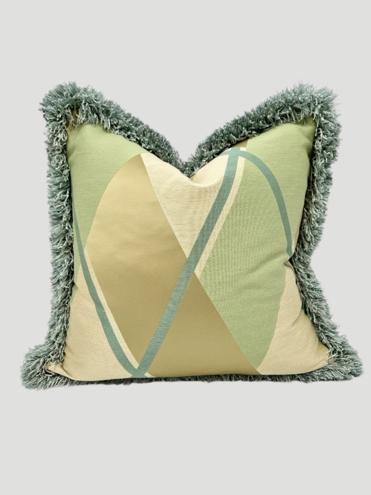 Manuel Canovas Geometric Diamond Pillow Pair
