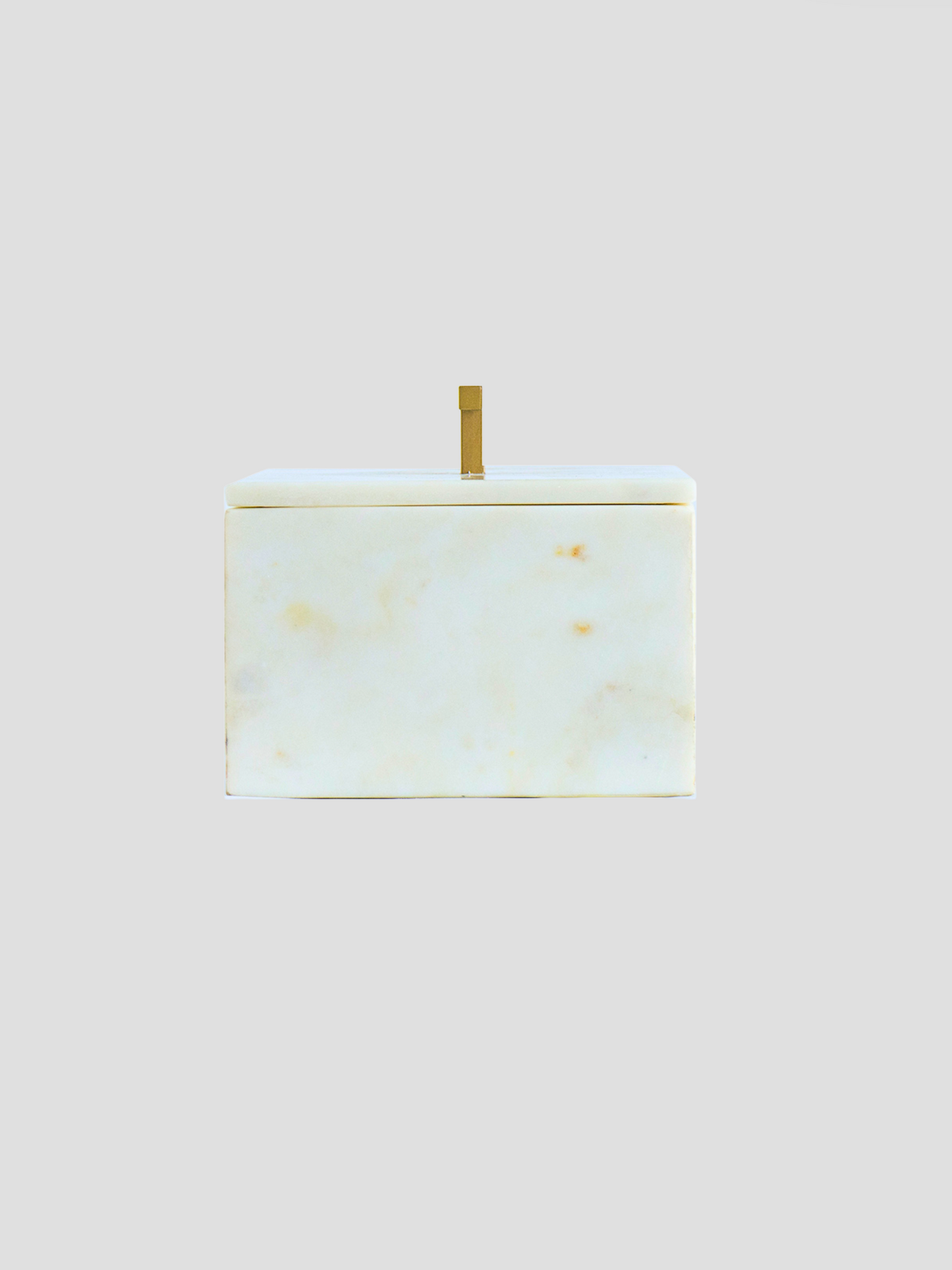 Large Lidded Marble Box