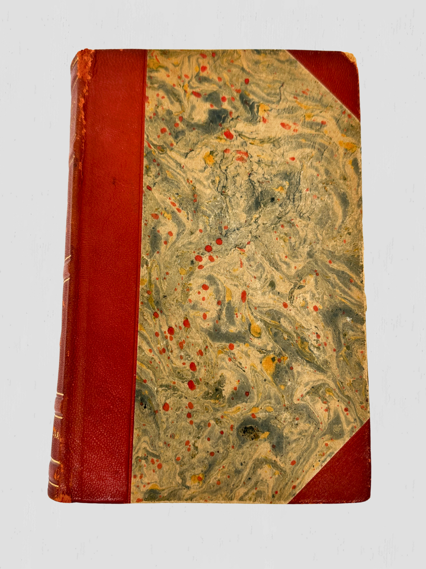 Norstedts Uppslagsbok Leatherbound Book Vintage Sweden Encyclopedia