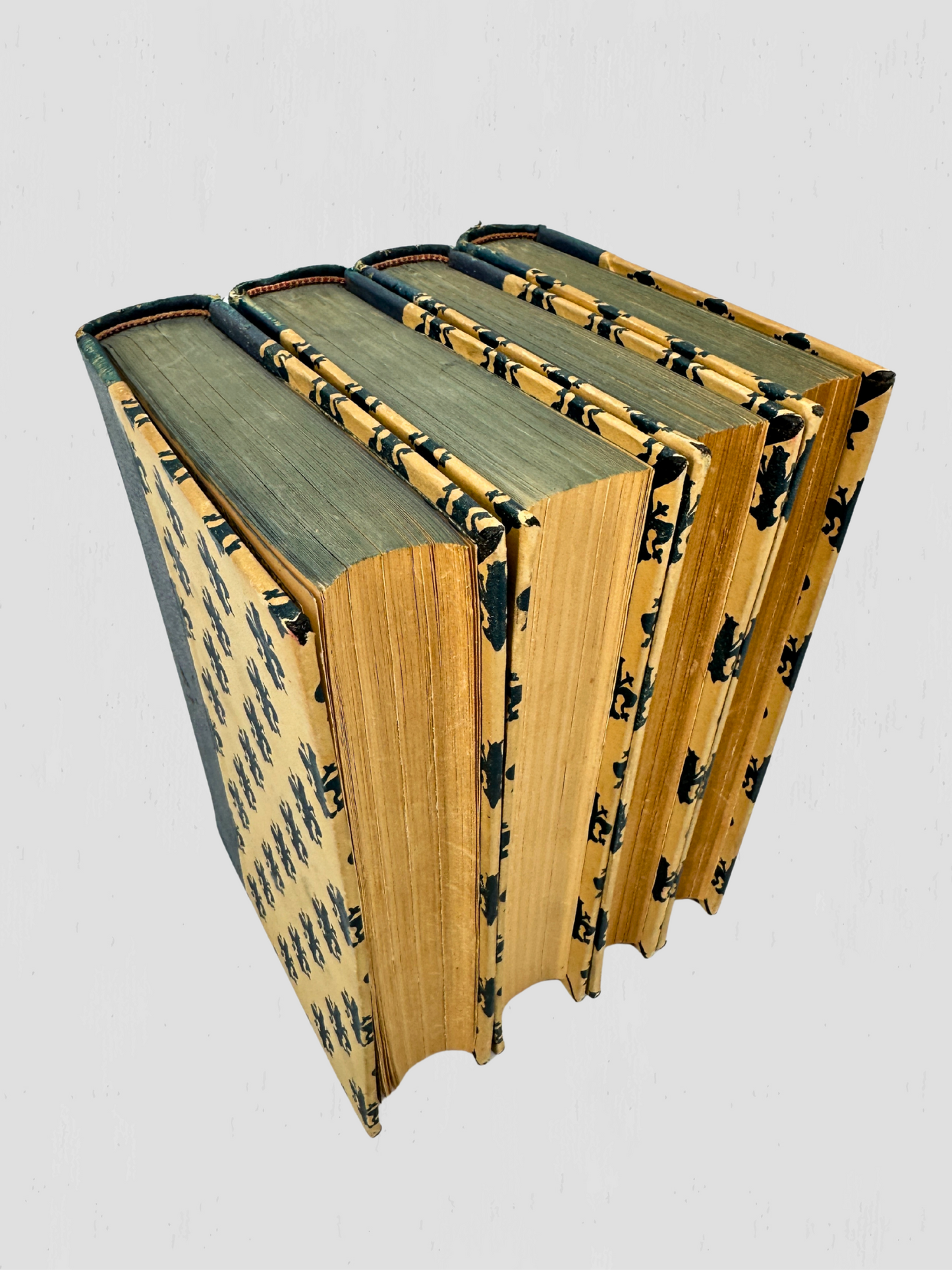 Antique 1910s Italian Le Lettere Di S. Caterina Da Siena Books - Set of 4
