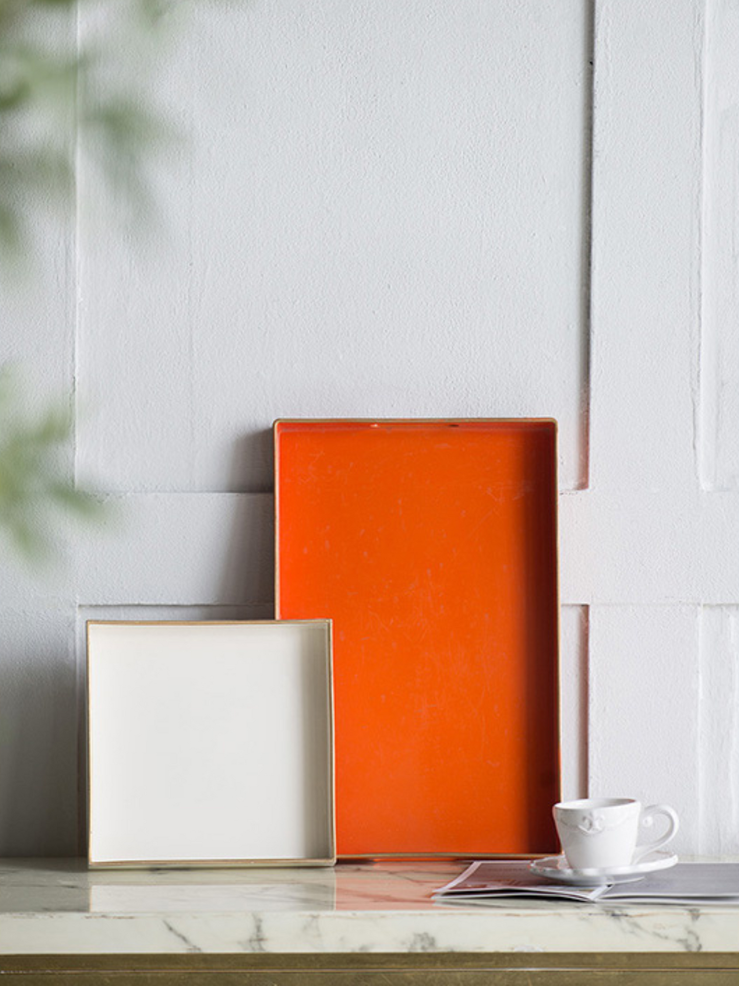 Orange Serving Tray