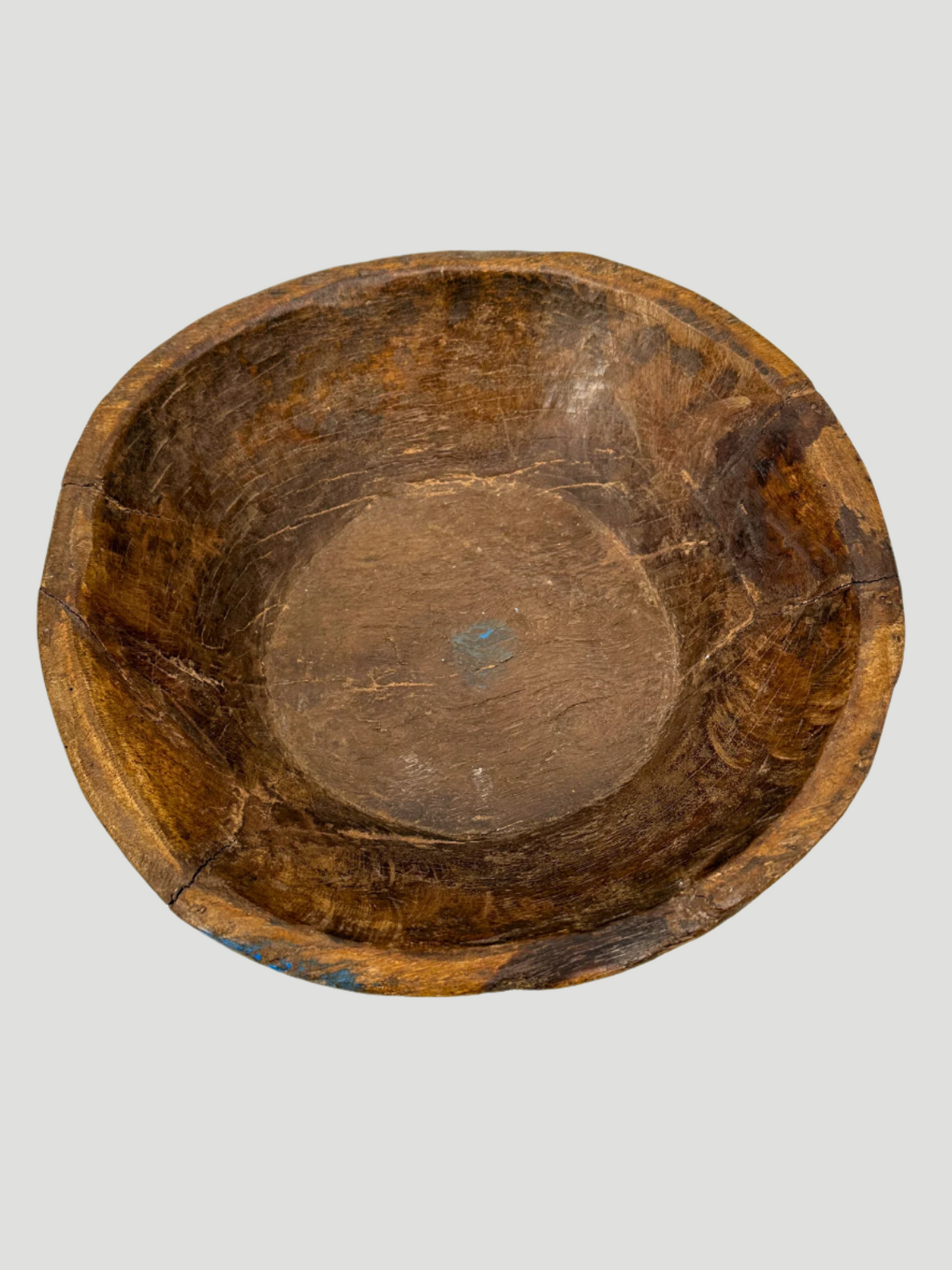 Antique Burl Fruitwood Bowl