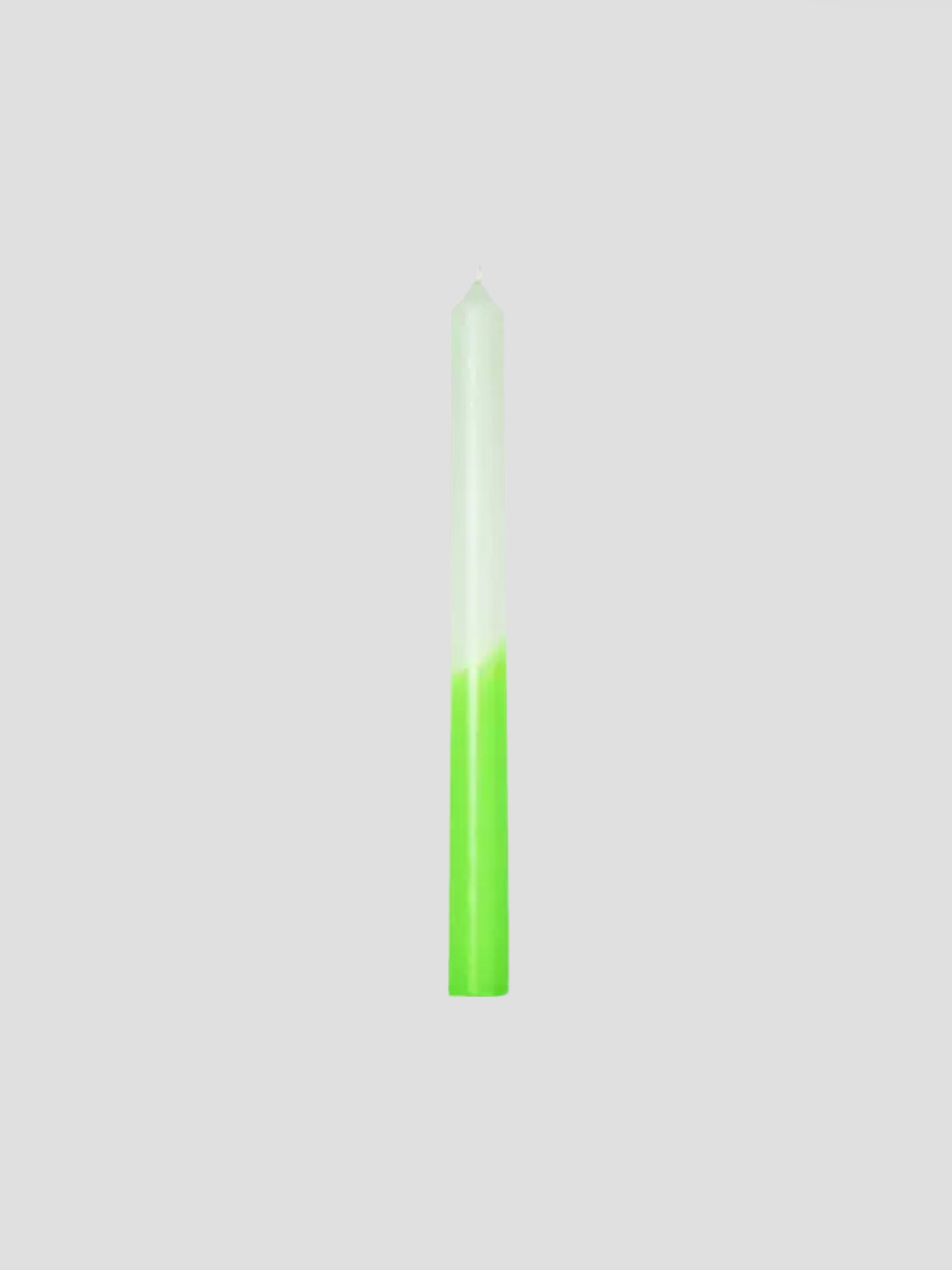 Green Dip Dye Taper Candle Set of 4