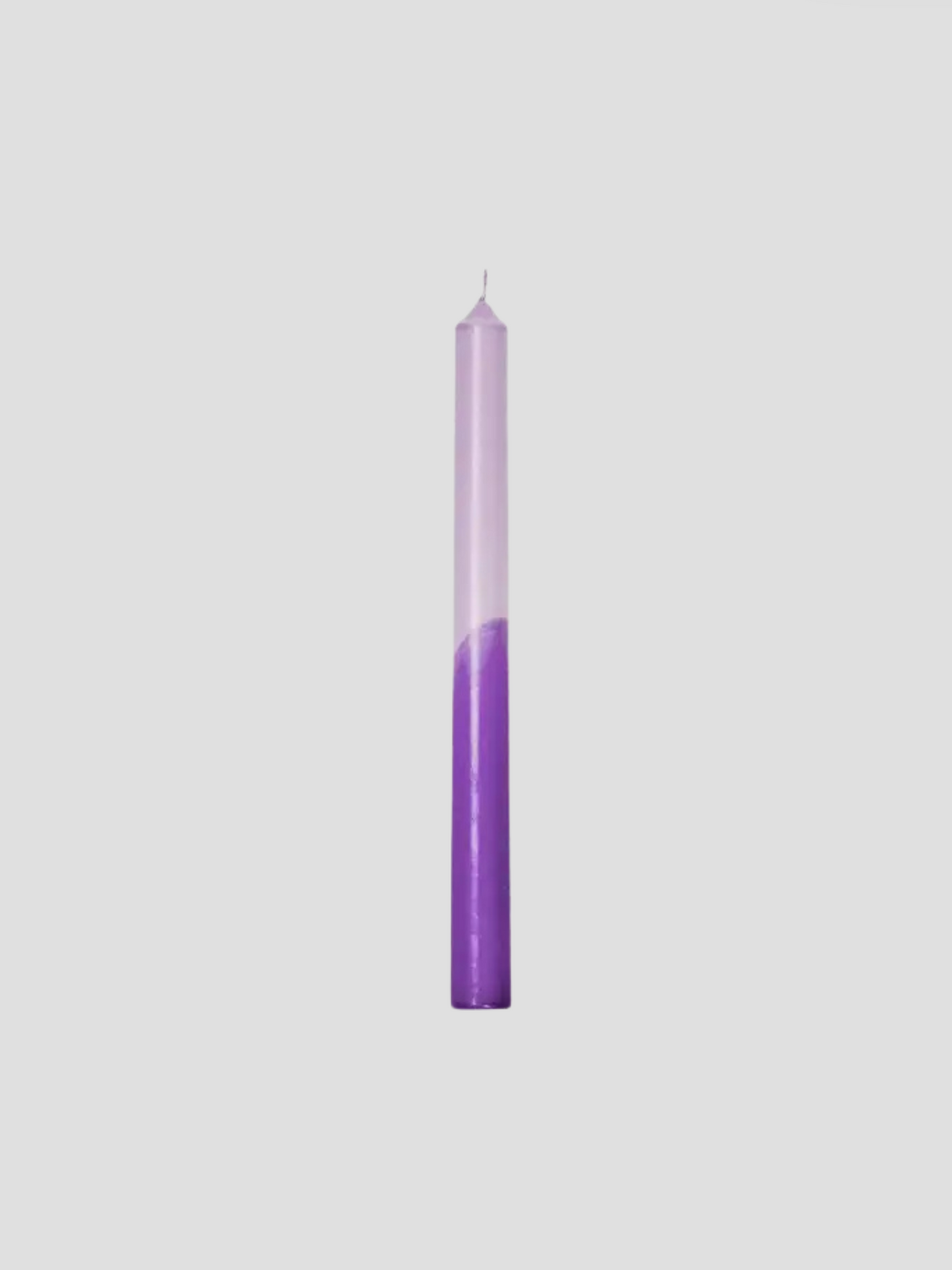 Lilac & Purple Dip Dye Taper Candle Set of 4