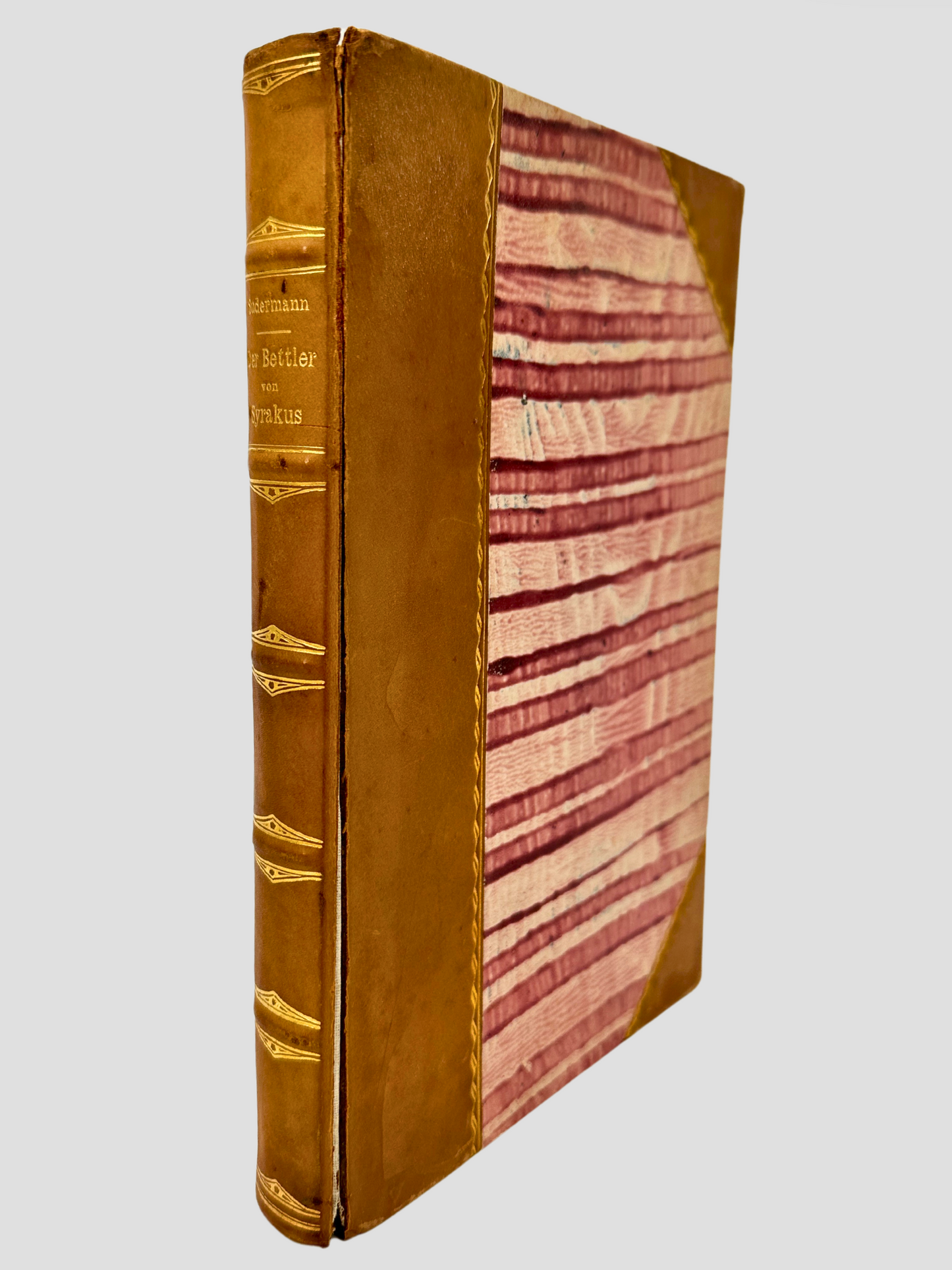 1911 Antique Book Sudermann Der Bettler Von Syrakus German