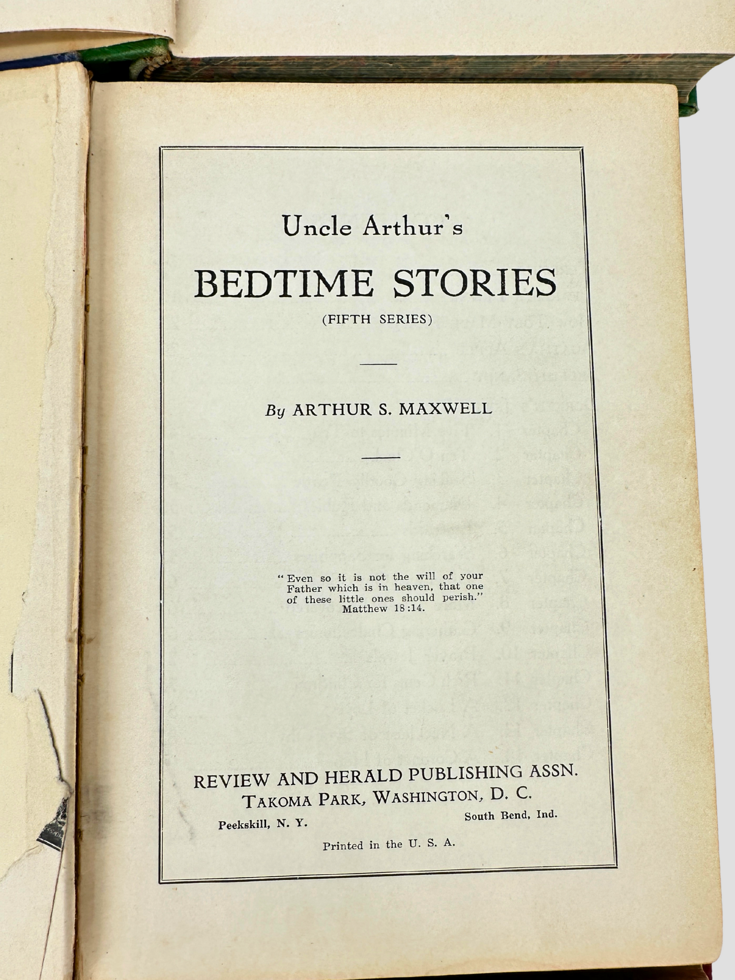 Set of 3 Vintage Uncle Arthur's Bedtime Stories Books