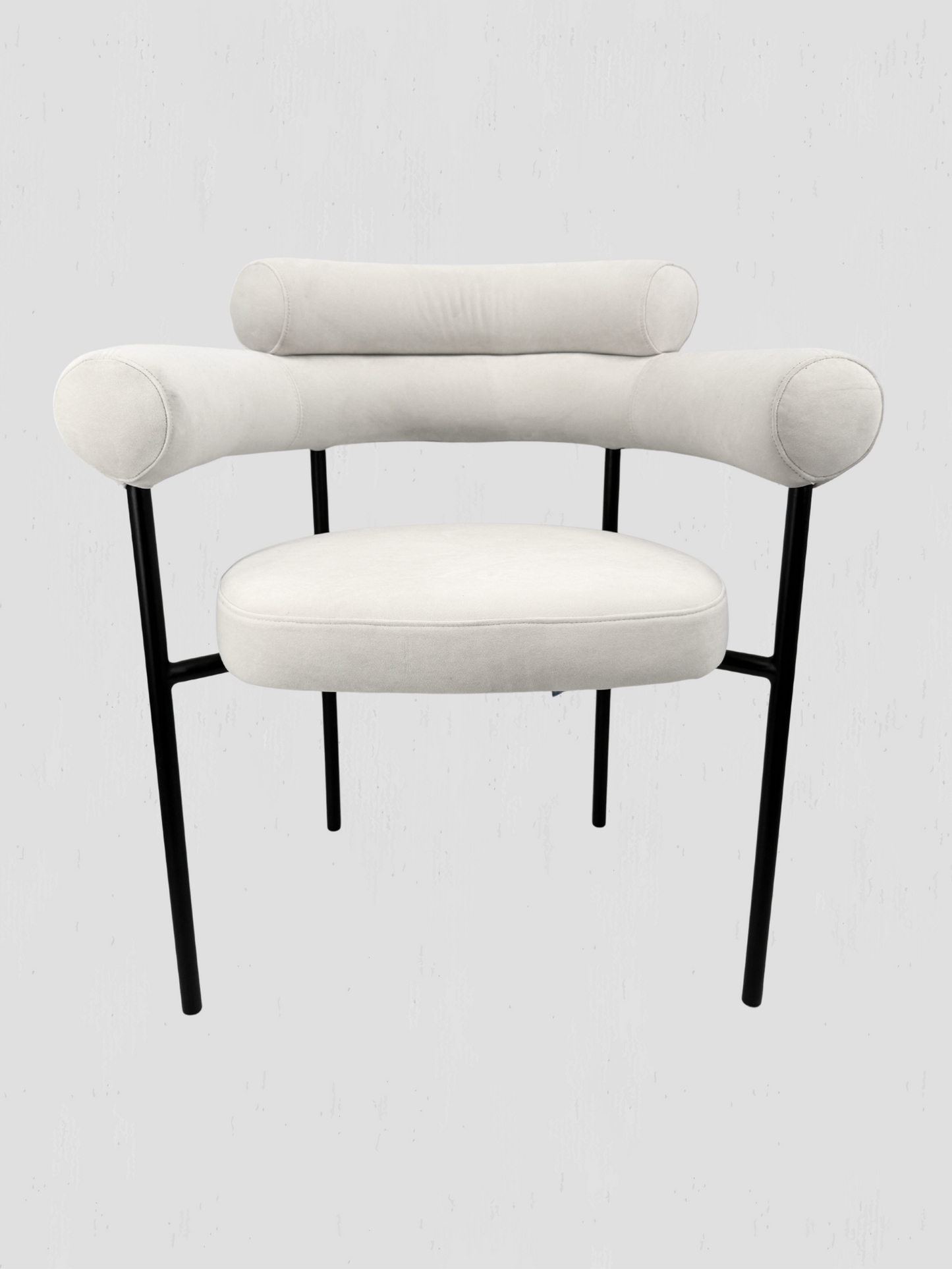 Portia Dining Chair White Velour
