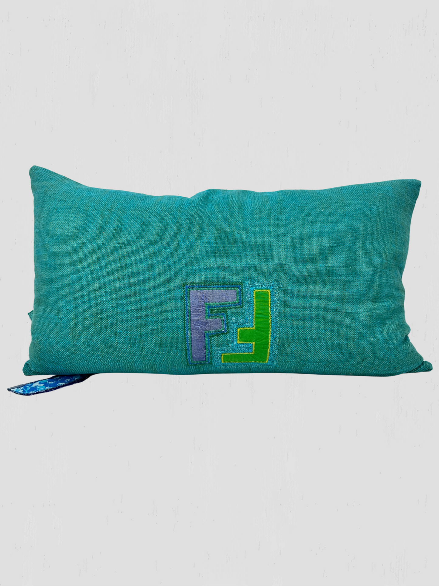 Custom Fendi Teal Pillow