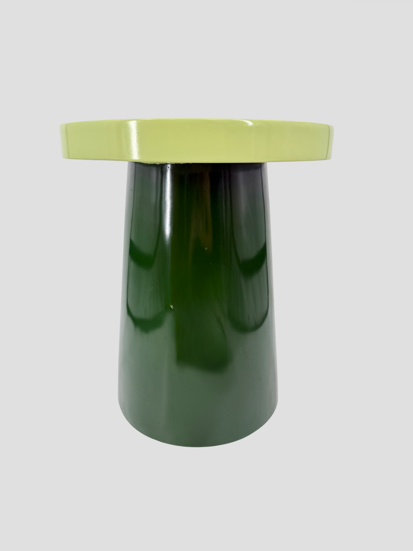 Large Porcini Green Round Table