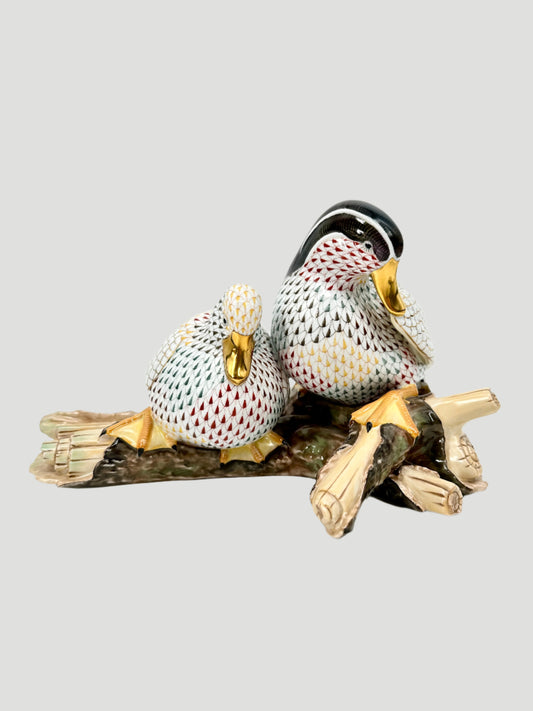 Herend Porcelain Hand Painted Canadian Ducks Limited Edition