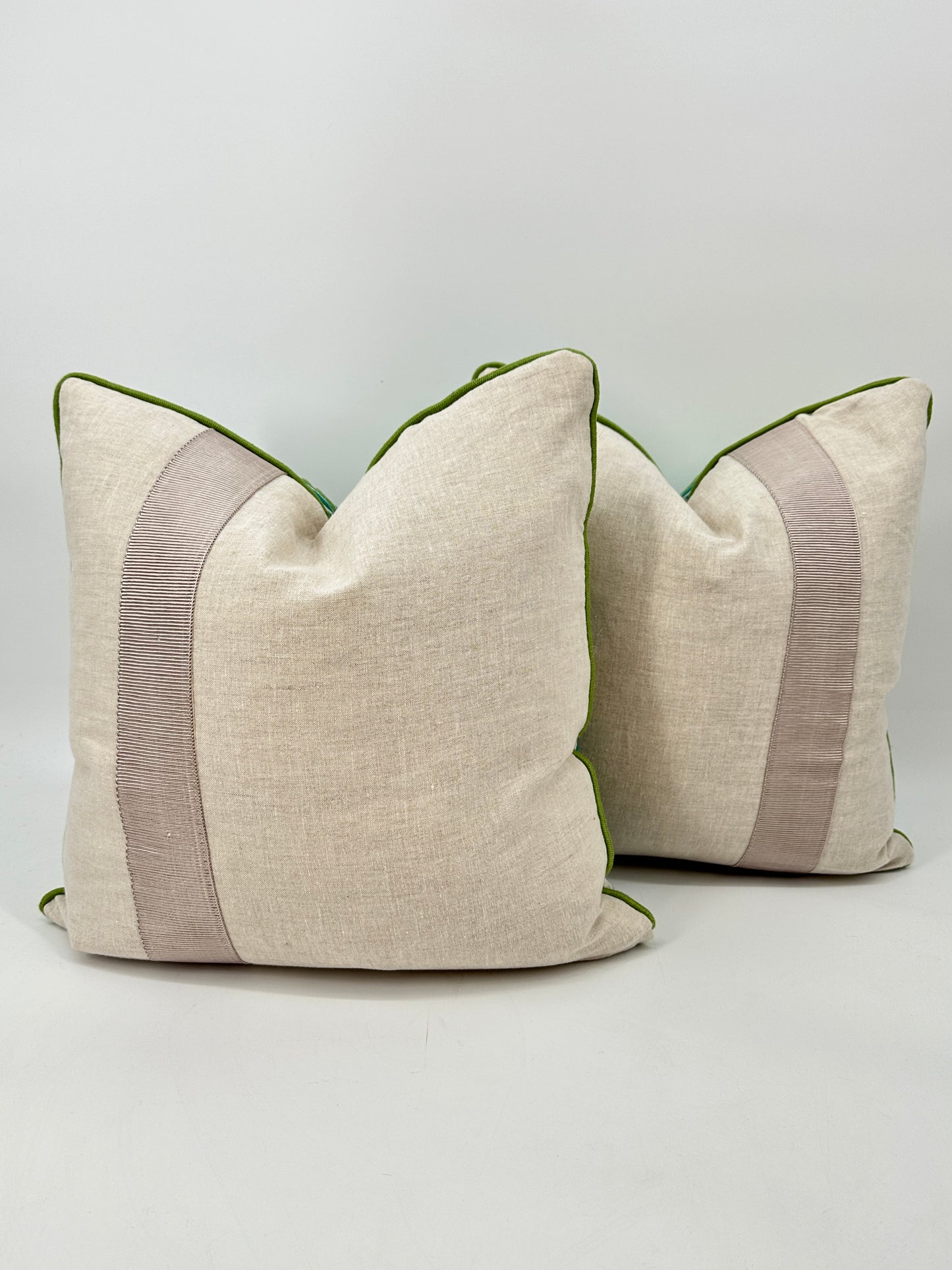 Manuel Canovas Embroidered Pillow Pair