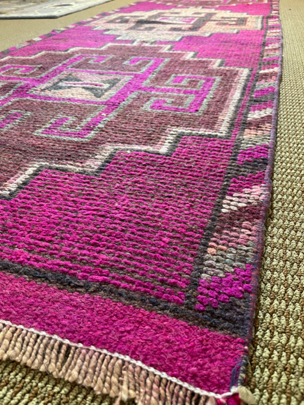 Hot Pink Turkish Wool Runner