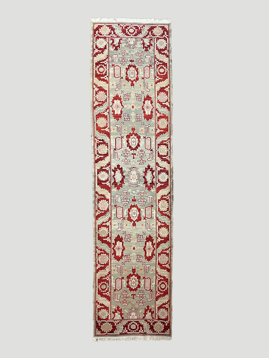 Turkish Runner - Orange/Red with Cream Field