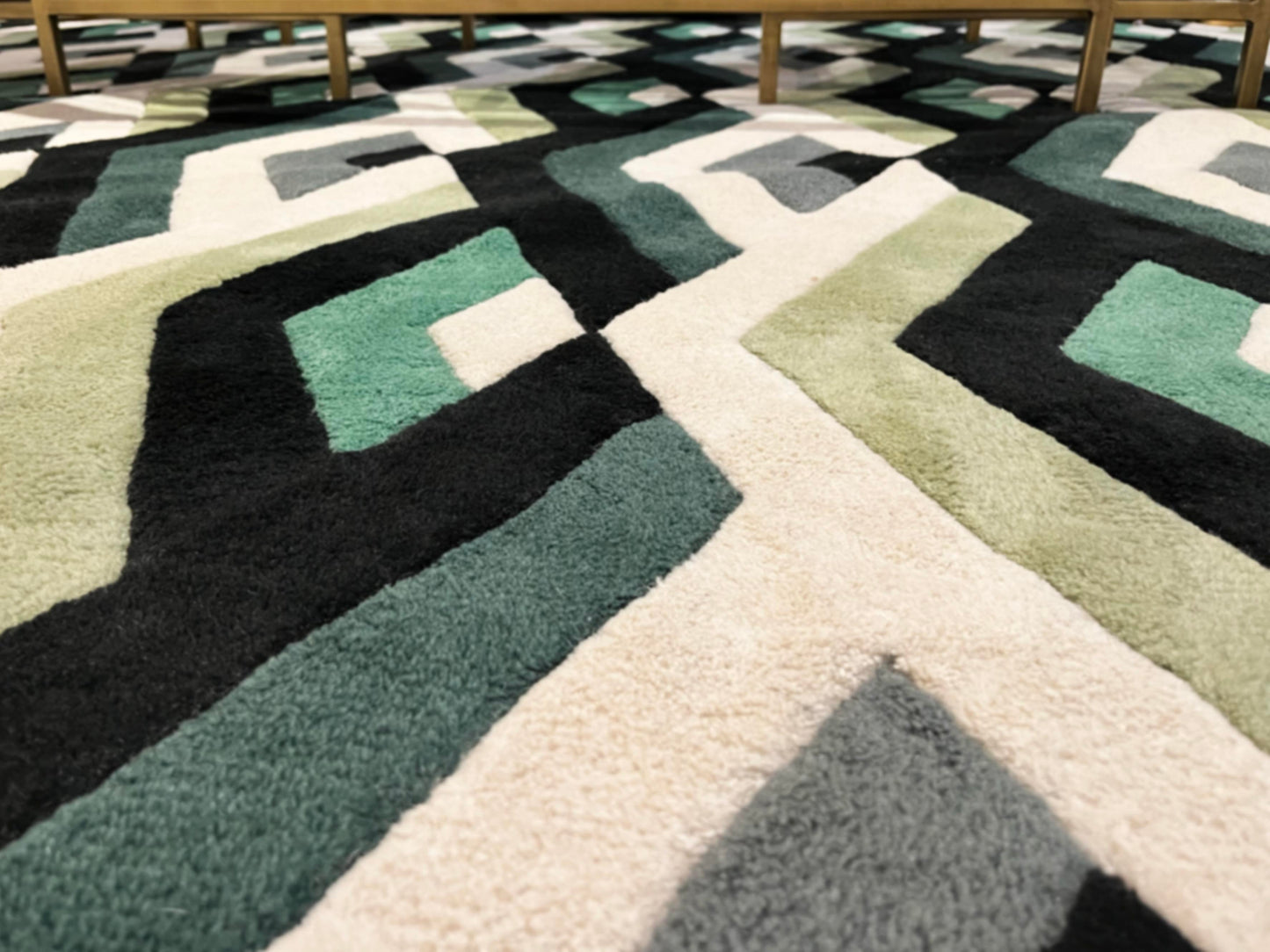 100% Wool Carpet Hand Tufted