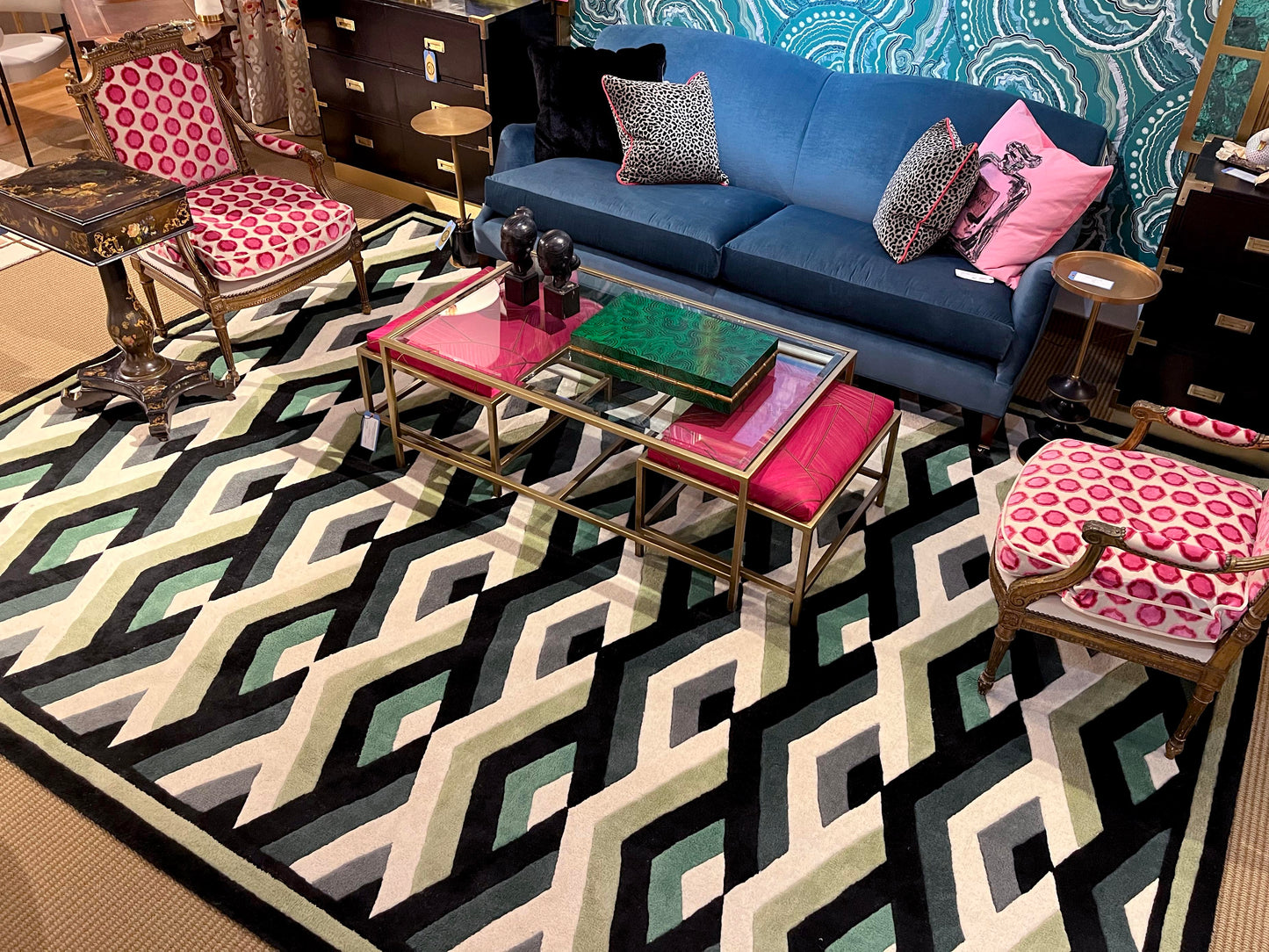 100% Wool Carpet Hand Tufted