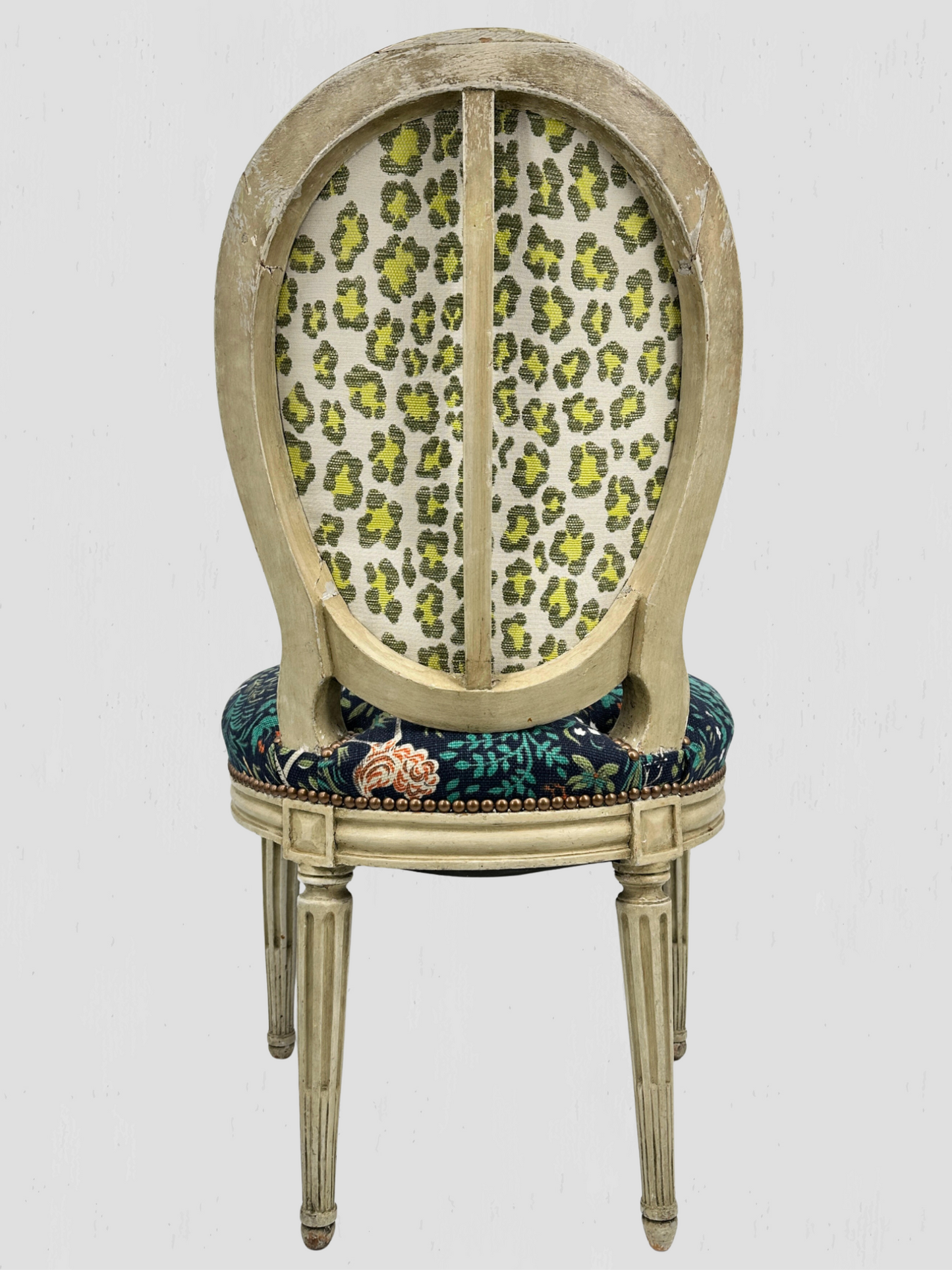 Animalia Kindel Side Chairs Newly Upholstered Vintage Pair