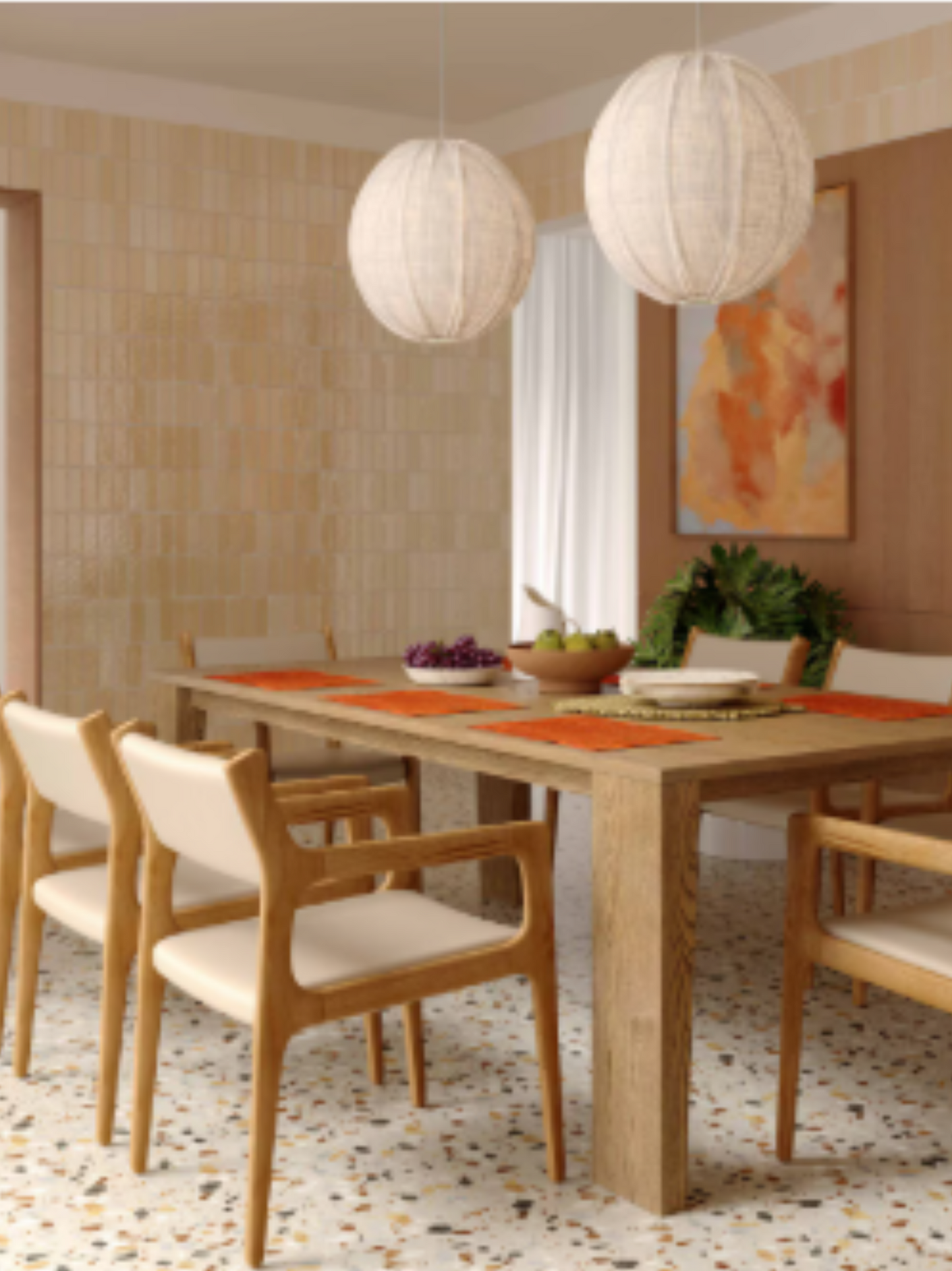 Vegan Leather Dining Chair
