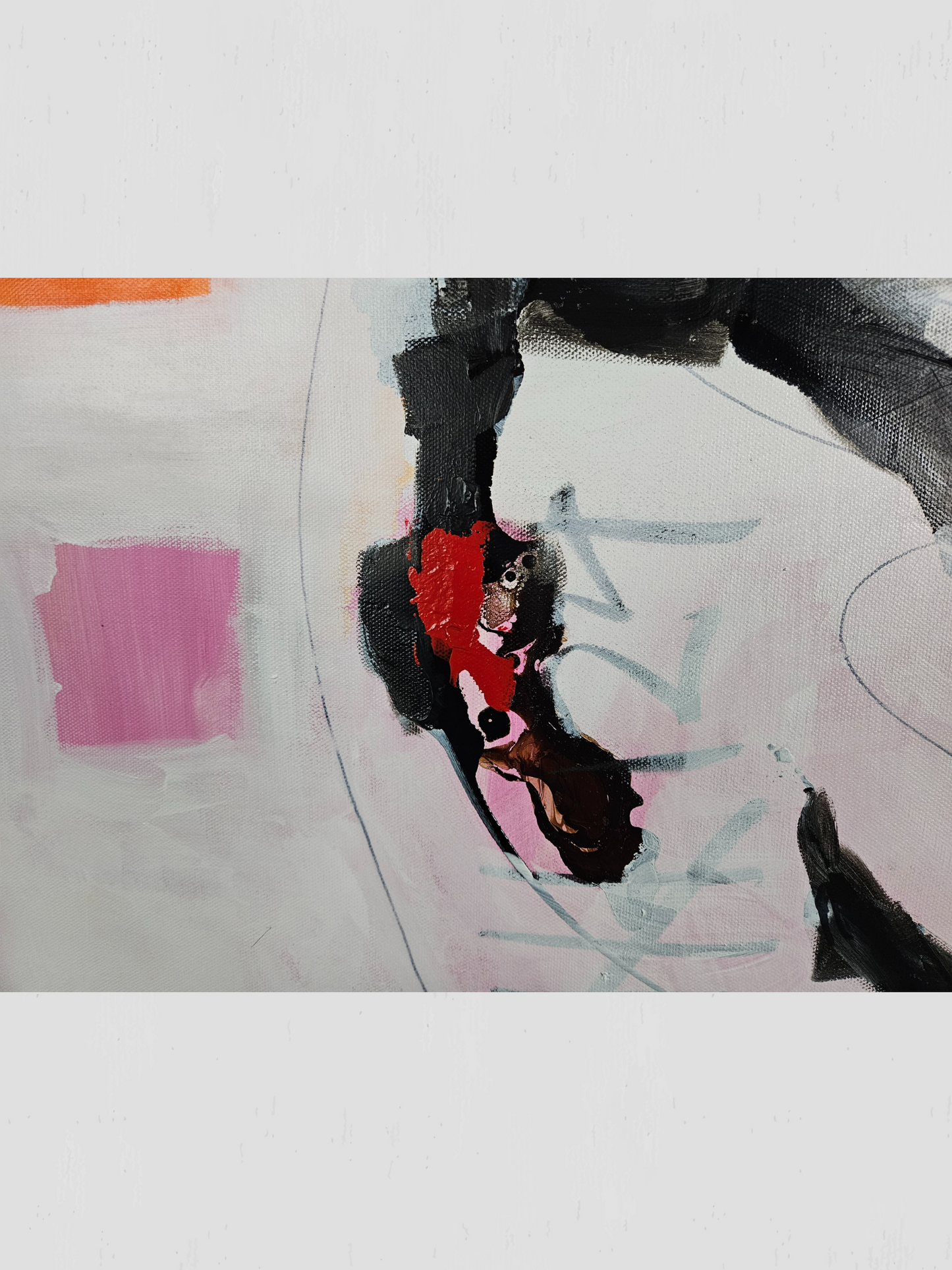 Meta & Meta II Original Mixed Media Painting Pair on Canvas by Milagros Pongo
