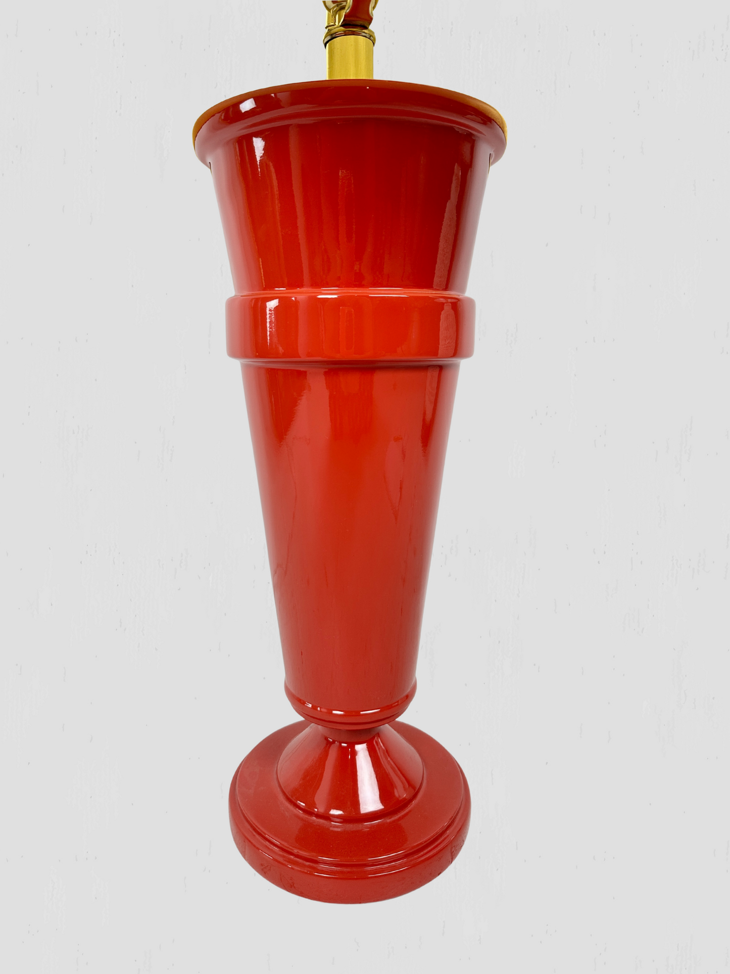 Mister M Red Ceramic Table Lamp