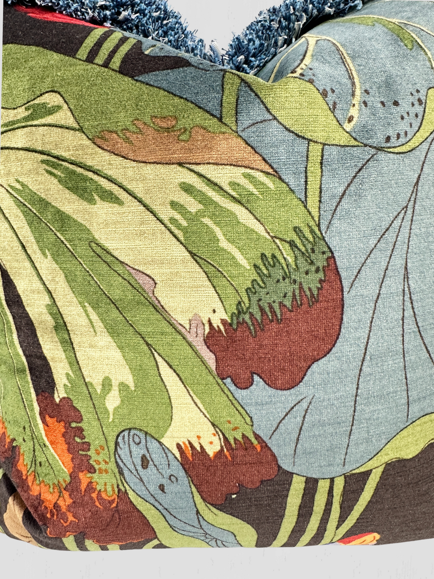 GP&J Baker Pillow Pair Nympheus Velvet