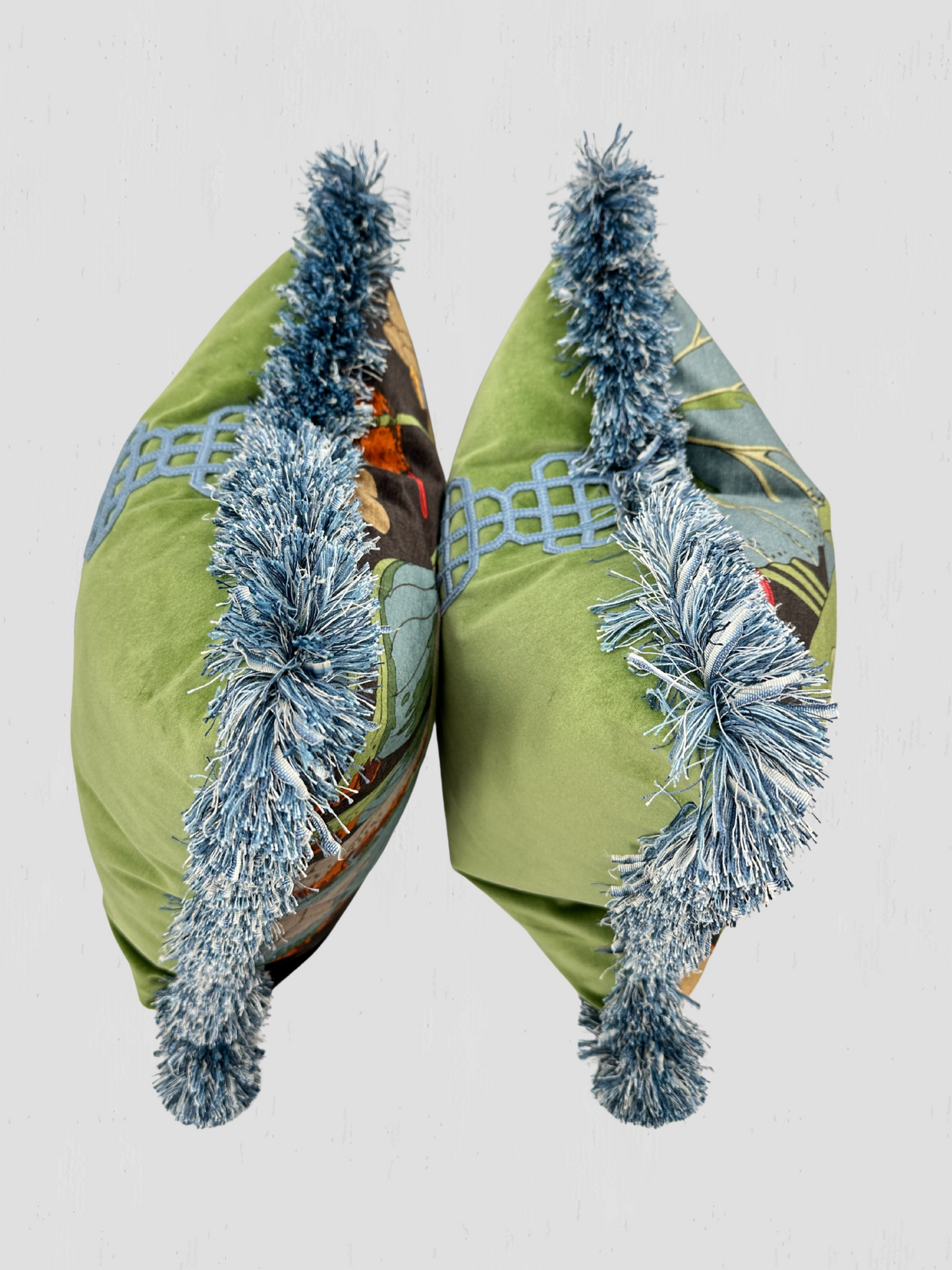 GP&J Baker Pillow Pair Nympheus Velvet