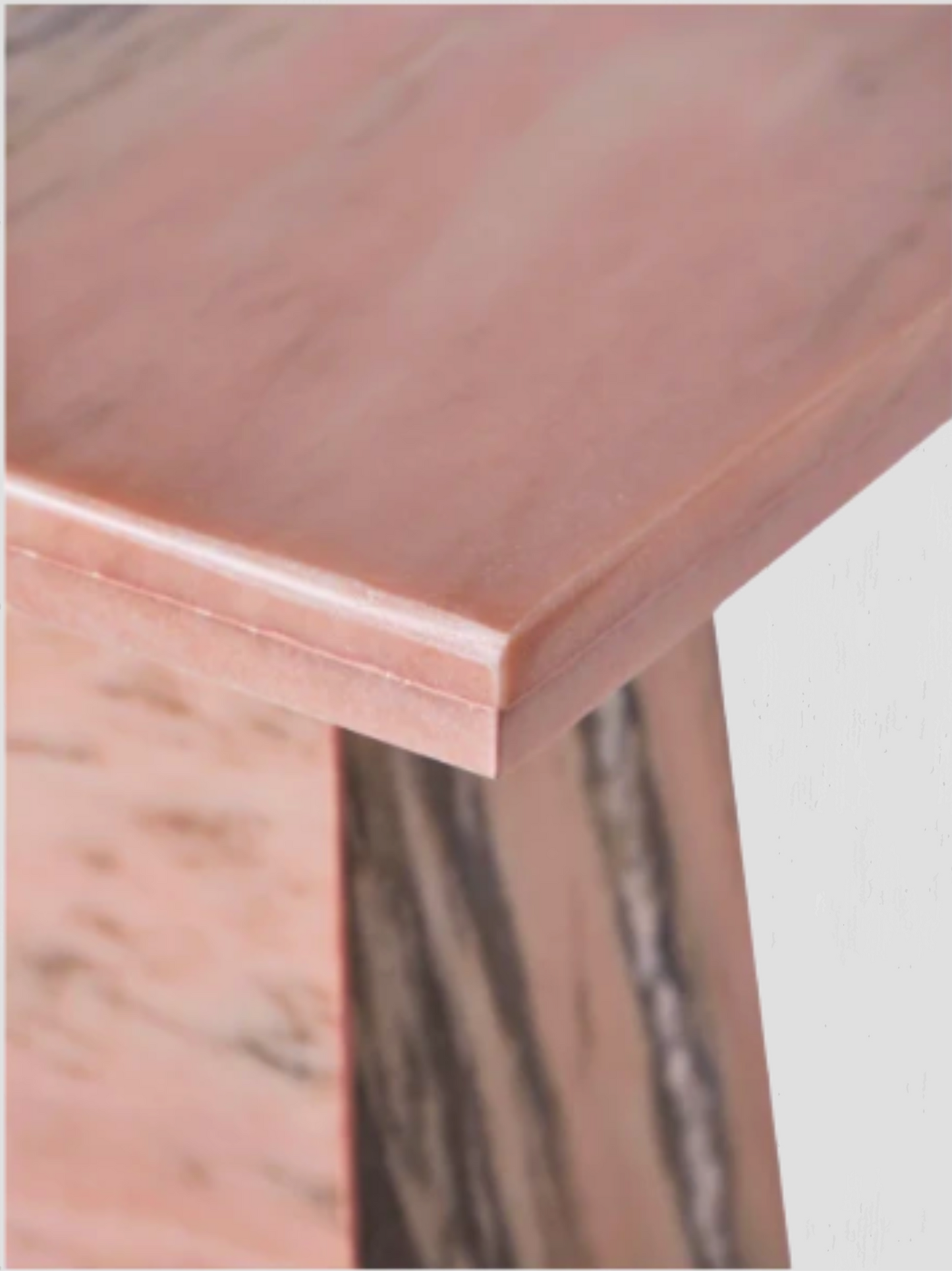 Memphis Pink Marble Side Table