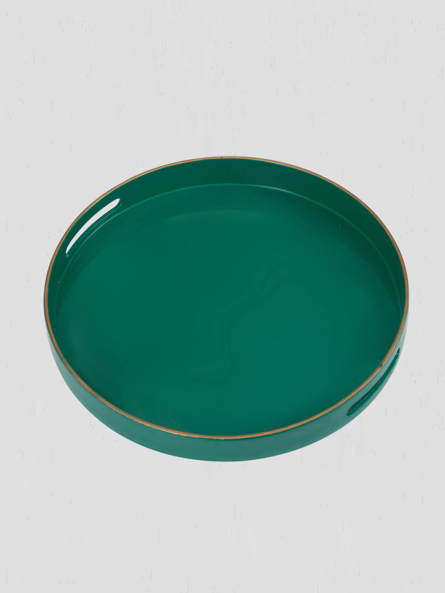 Mimosa Turquoise Round Decorative Tray