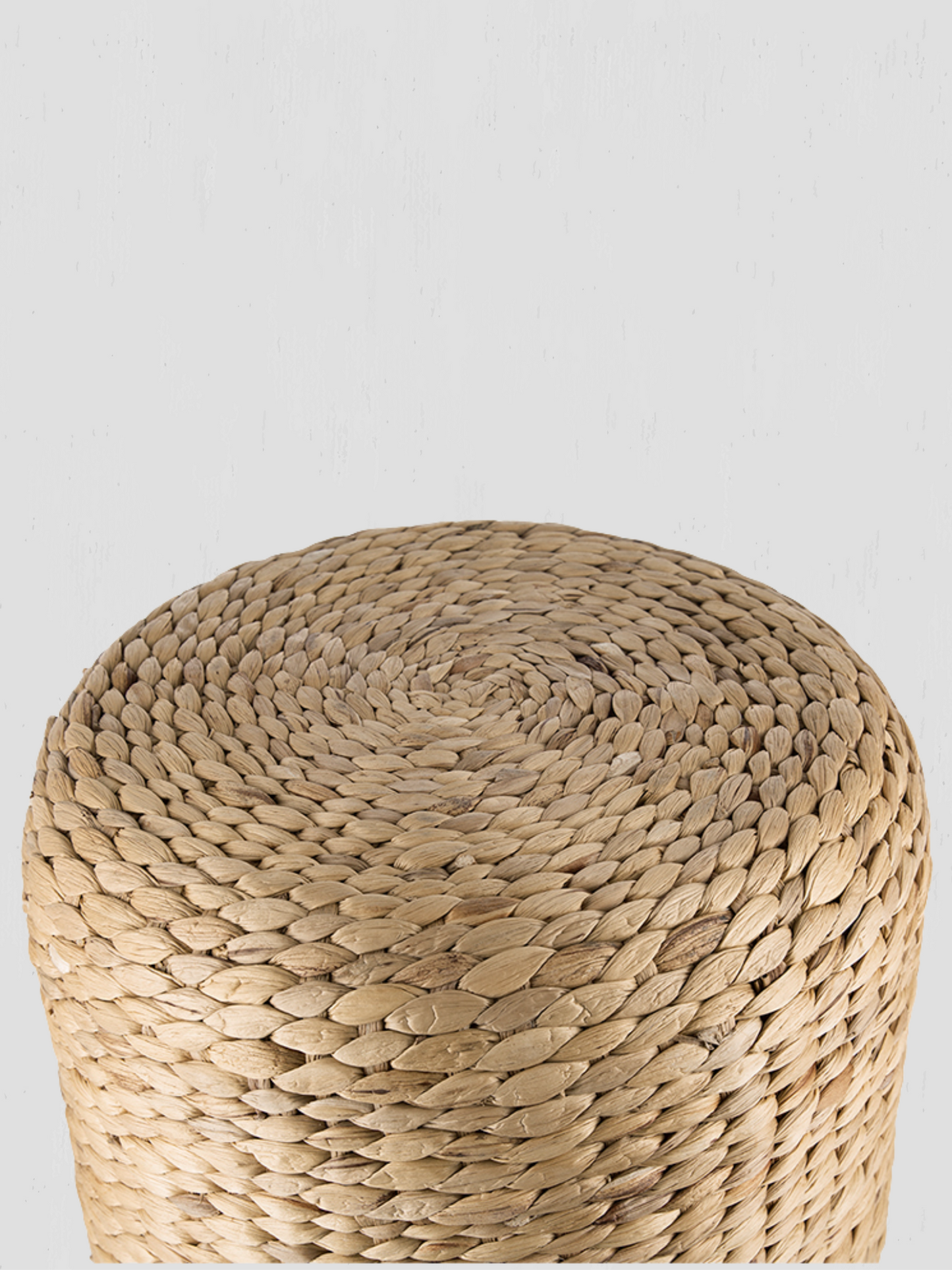 Woven Water Hyacinth Stool