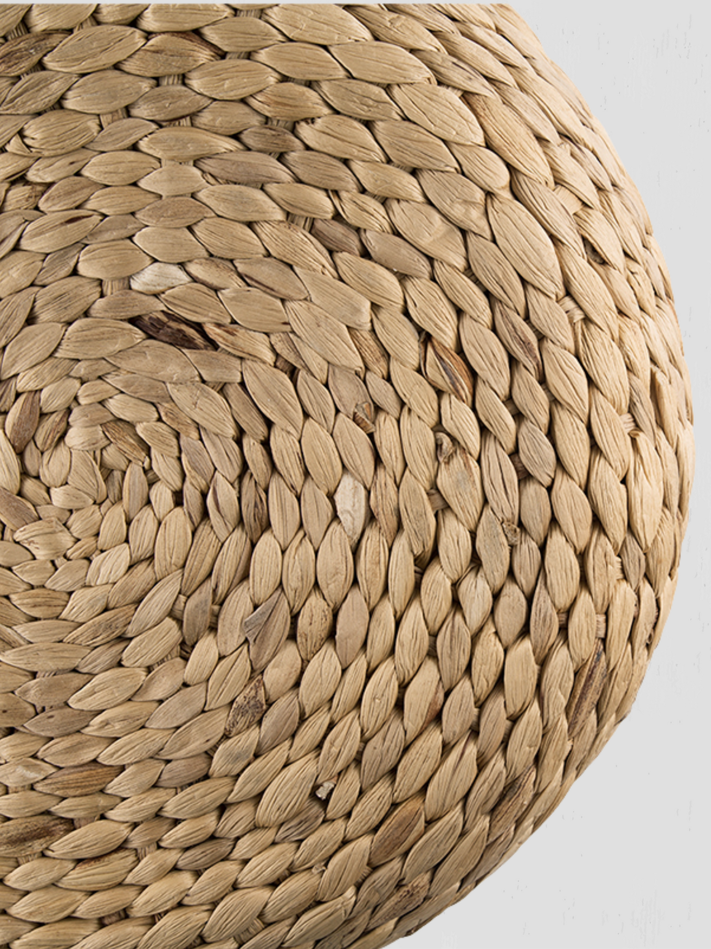 Woven Water Hyacinth Stool