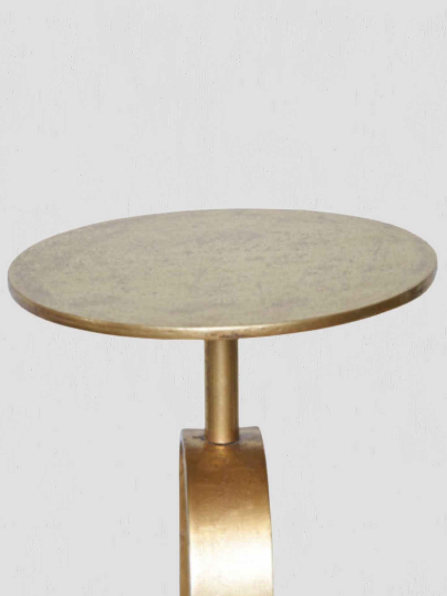 Eleanor White Marble Side Table