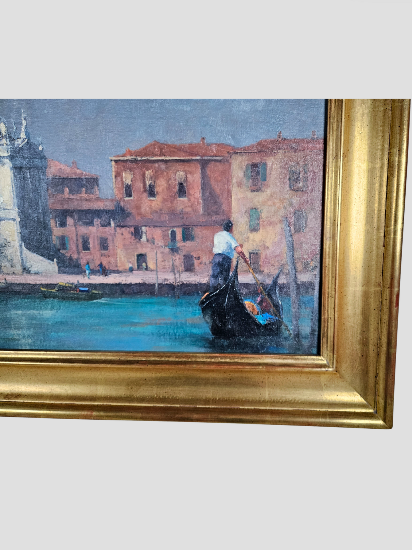 "In All Its Glory, Santa Maria Della Salute" Oil Painting, by Kasey Sealy Framed