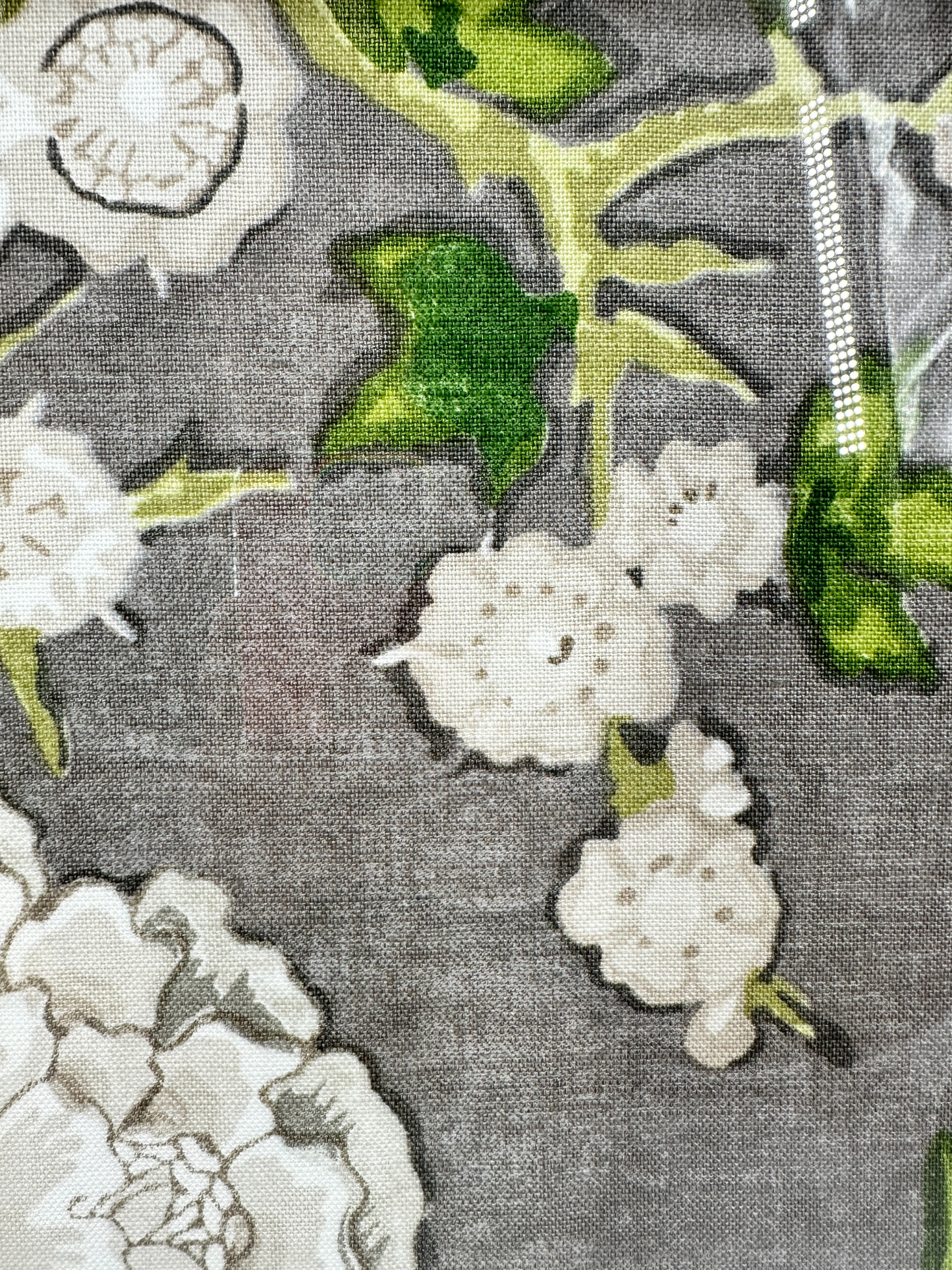 Floral Decorative Tray Lucite Handles