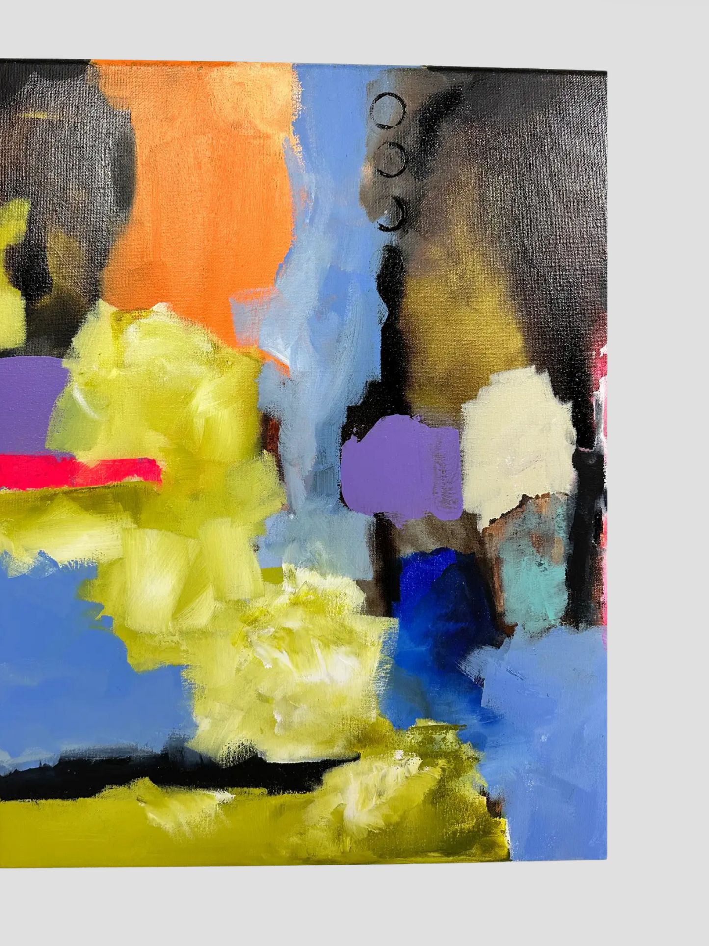 "Paradise in the Other Corner", Milagros Pongo Original, Mixed Media