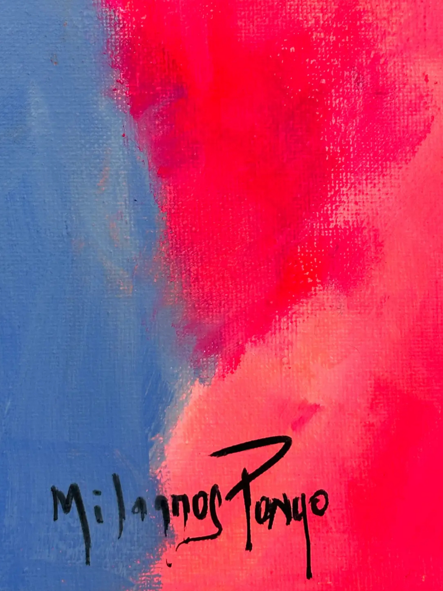 "Paradise in the Other Corner", Milagros Pongo Original, Mixed Media