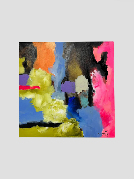 "Paradise in the Other Corner", Milagros Pongo Original, Mixed Media