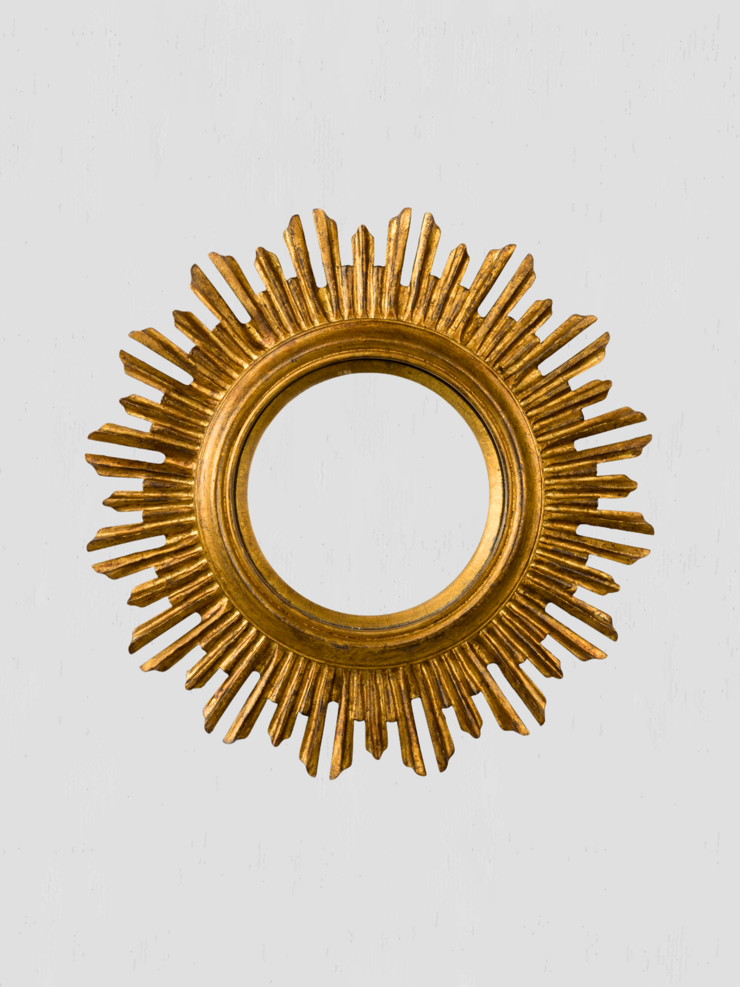 Luminance 24" Antique Gold Sunburst Mirror