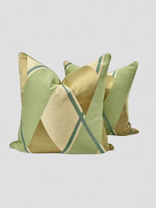 Manuel Canovas Beaumont Celadon Pillow Pair