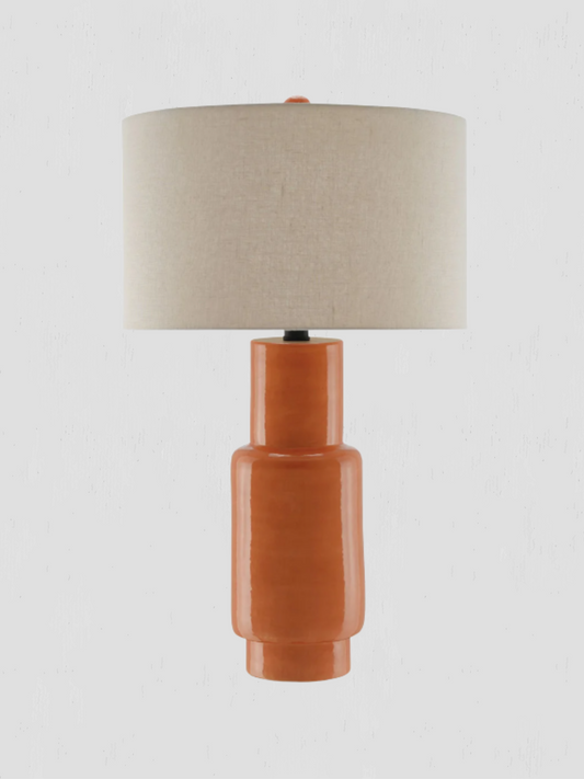 Janeen Orange Terracotta Table Lamp