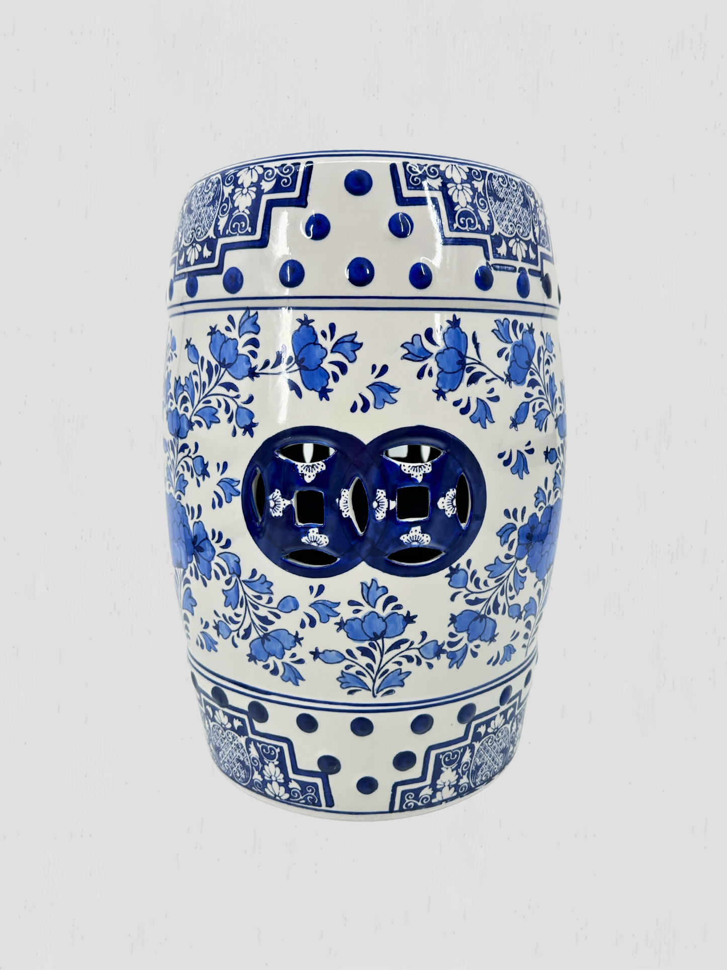 Chinoiserie Ceramic Garden Stool