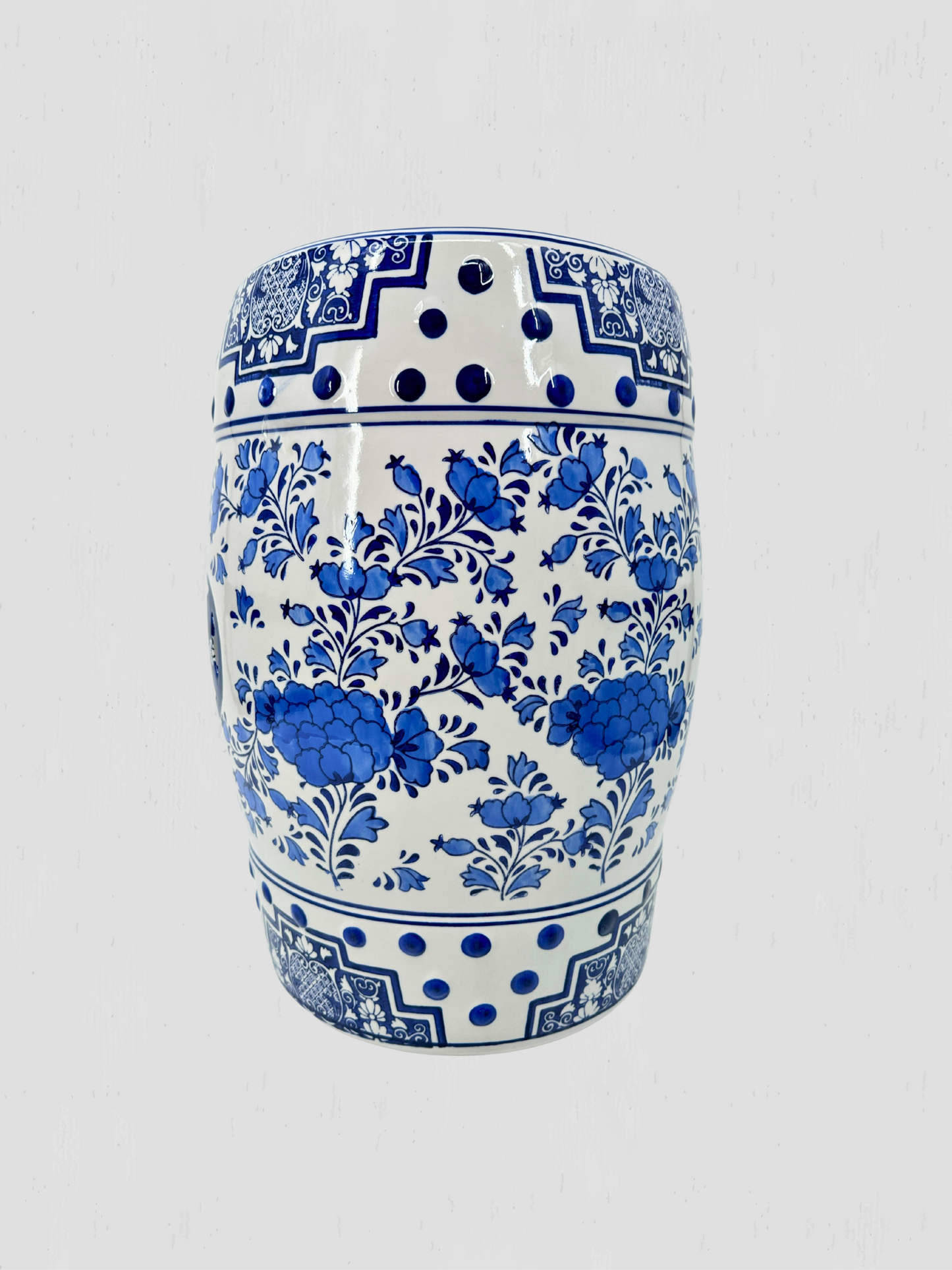 Chinoiserie Ceramic Garden Stool