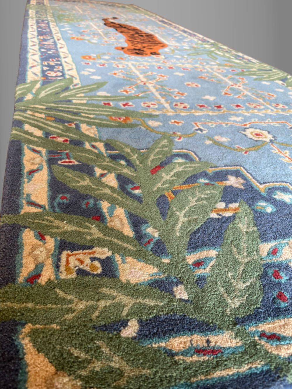 Tiger Runner Wool Hand Tufted