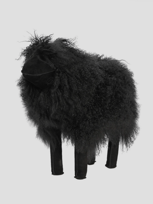 Tibetan Black Sheepskin Sheep