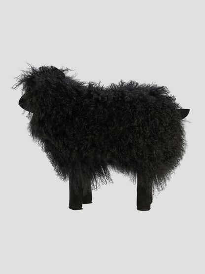 Tibetan Black Sheepskin Sheep