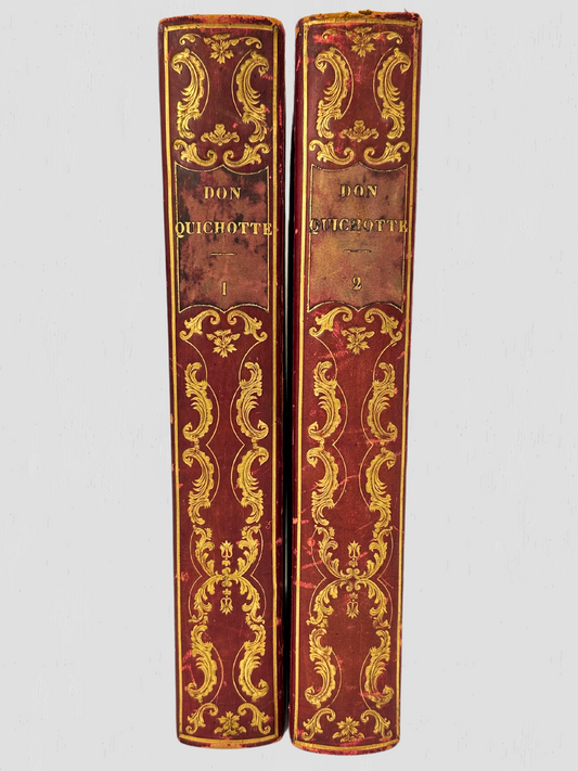 Antique Don Quichotte Books. French Translation Volume 2