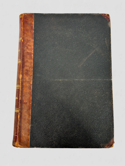Walter Scott Ivanhoe Leatherbound Danish Antique Book